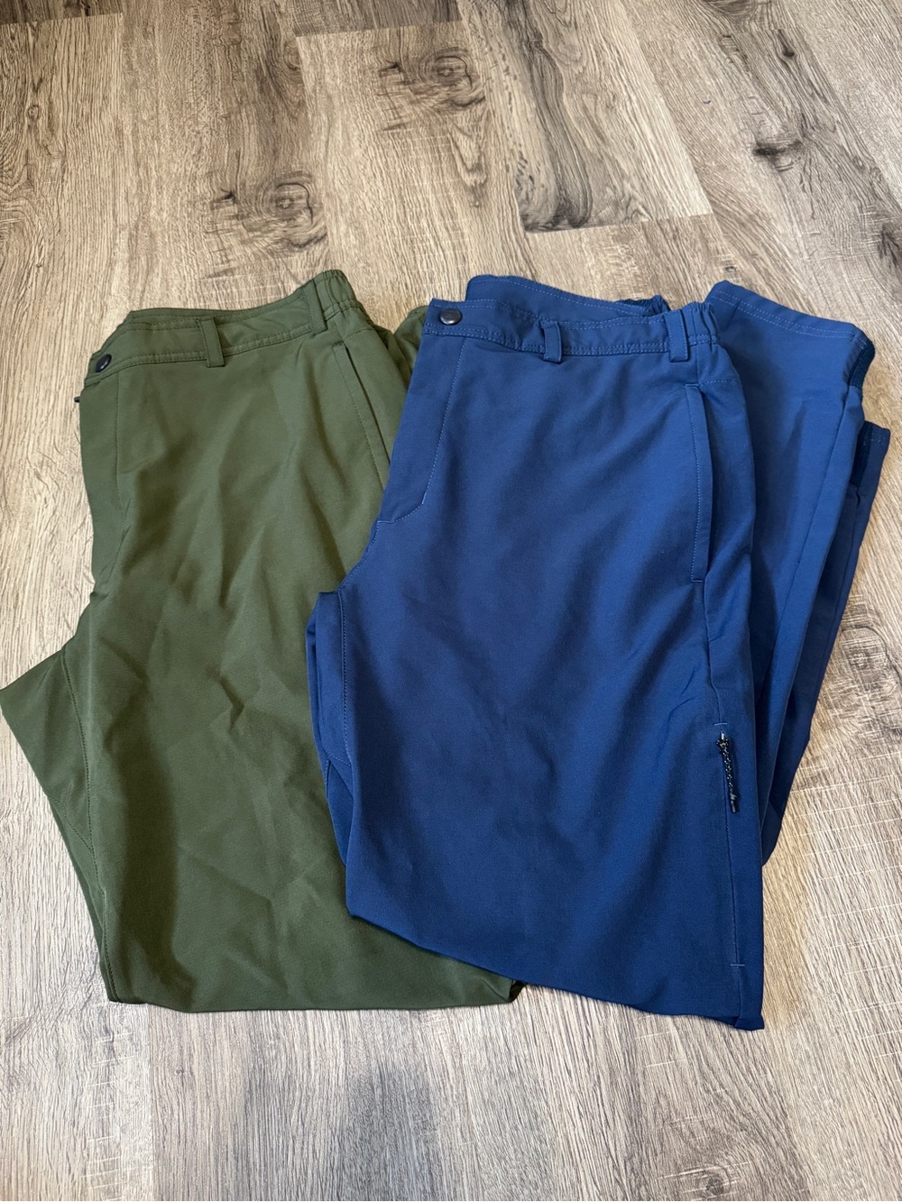 Mack Weldon Chinos in Olive & Navy dress pants bundle (2)